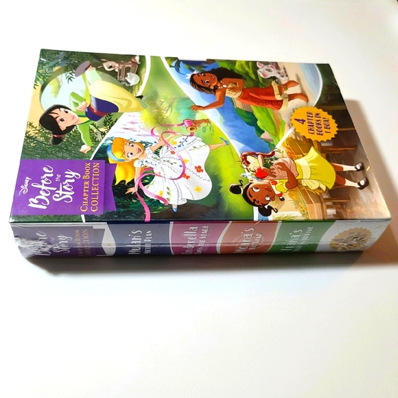 Disney Princess Before the Story 4 Chapter Book Collection Boxed Set - Picture 4 of 5